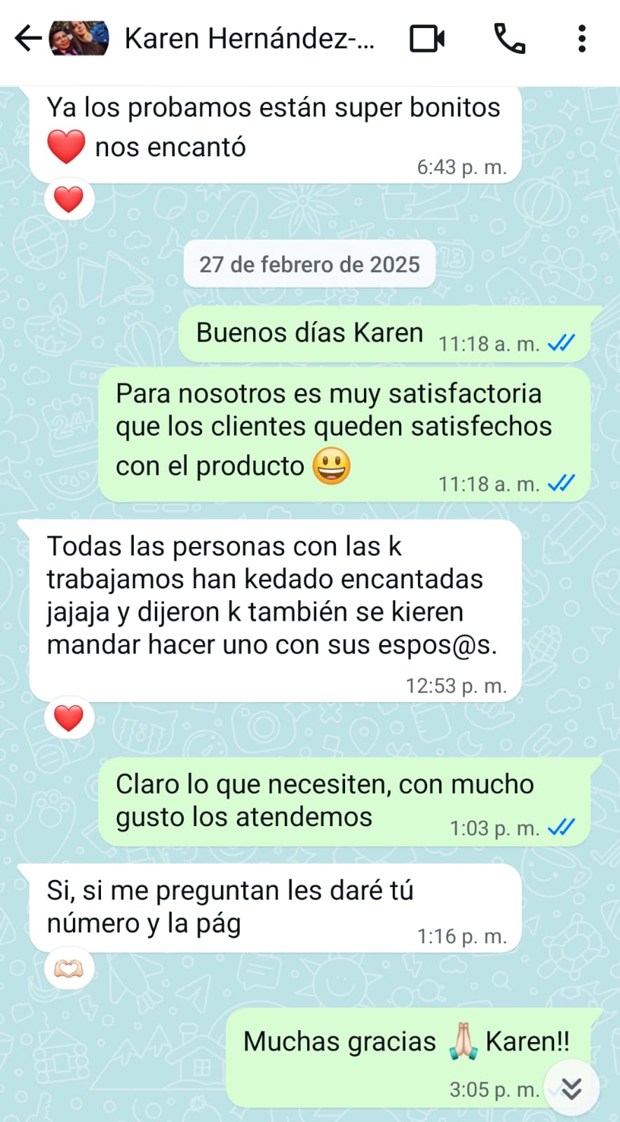 Comentario cliente 1